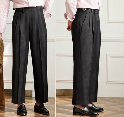 Pantalones Anchos de Talle Alto Sin Planchado - Cómodos y Transpirables - Image 5