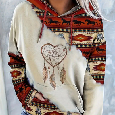 Suéter Étnico Estampado para Mujer - Image 11