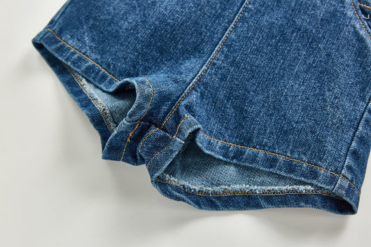 Pantalón Denim con Tirantes Ajustables para Bebés Niños y Niñas - Image 13