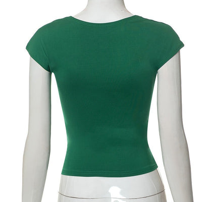 Blusa Escotada sin Espalda con Detalles Texturizados - Colección Verano - Image 14