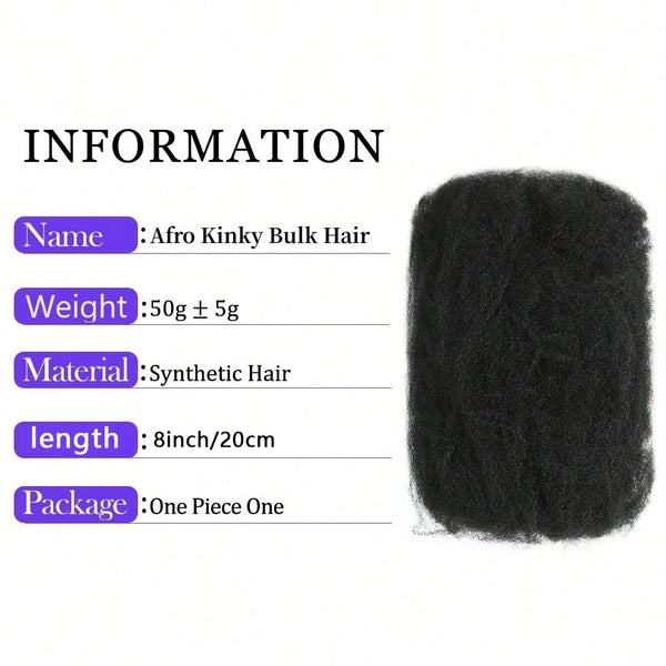 Extensiones de Cabello Dreads Sintéticas Voluminosas con Accesorios