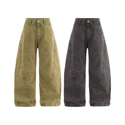 Pantalones Casuales Retro Desestructurados para Hombre - Image 4