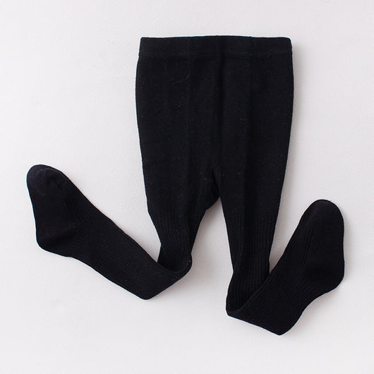 Leggings Infantiles de Algodón con Rayas Verticales Delgadas - Image 10