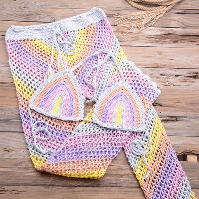 Bikini Tejido a Mano en Crochet - Diseño Artesanal Exclusivo para Mujer