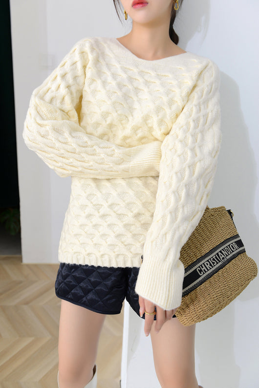 Suéter de Punto Trenzado para Mujer - Image 28