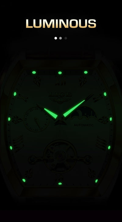 Reloj Mecánico Tourbillon para Hombre Multifuncional Resistente al Agua - Image 18
