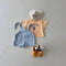Shorts Vaquero con Tirantes para Niños y Niñas
