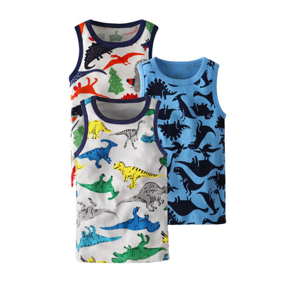 Chaleco Deportivo Infantil sin Mangas - Algodón Suave con Diseño Animado - Image 3