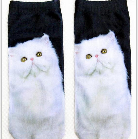 Calcetines Estampados 3D con Diseños Cartoon - Parejas y Unisex - Image 4