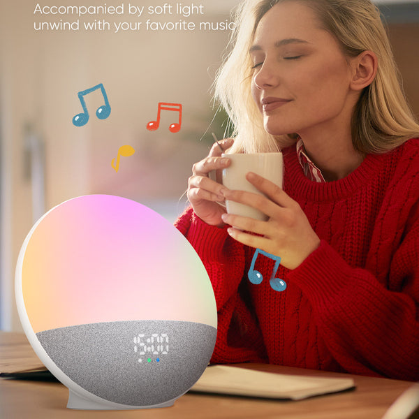 Altavoz Bluetooth con Ruido Blanco e Iluminación RGB Multicolor