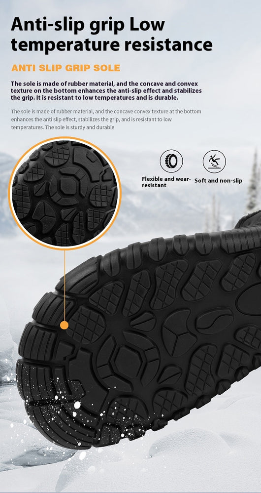 Botas de Nieve Impermeables Antideslizantes con Forro Polar y Aislamiento Térmico - Image 10