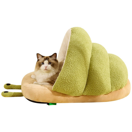 Cama Térmica Semicerrada para Gatos - Nido Acogedor tipo Caracol - Image 5