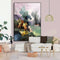 Cuadro Abstracto Paisaje Óleo sobre Lienzo - Decoración Moderna para Sala de Estar