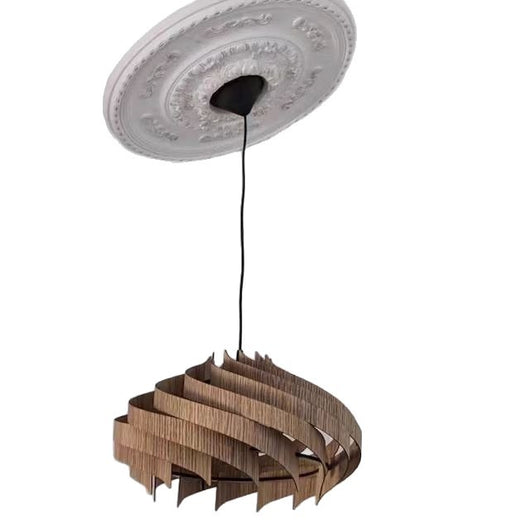 Lámpara de Techo Espiral Retro - Elegancia Vintage para Espacios Sofisticados - Image 5