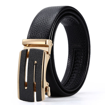 Cinturón de Cuero para Hombre con Hebilla Automática - Image 8