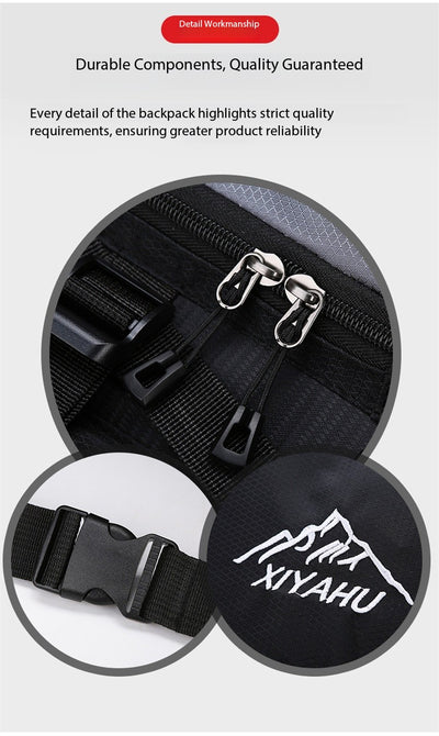 Mochila de Senderismo 90L XIYAHU - Resistente al Agua para Trekking y Acampada - Image 21