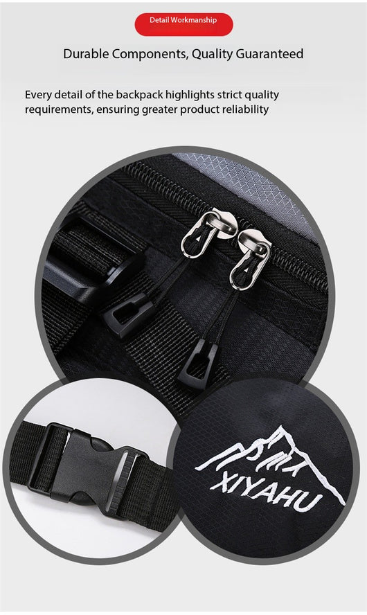 Mochila de Senderismo 90L XIYAHU - Resistente al Agua para Trekking y Acampada - Image 21
