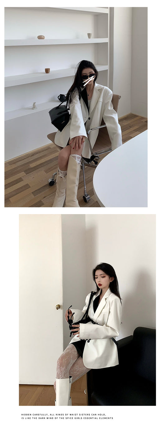 Traje Blazer Blanco Mujer - Elegancia y Sofisticación Urbana - Image 9
