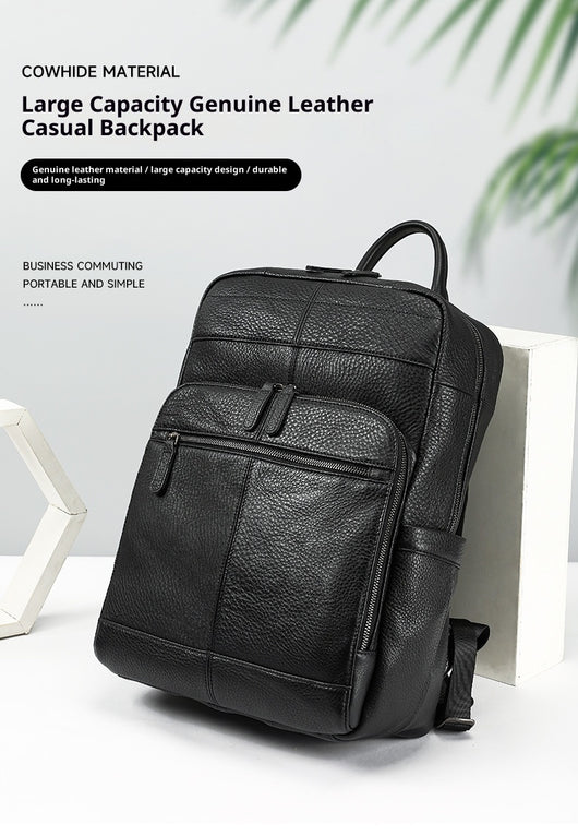 Mochila de Cuero Genuino Premium para Viajes y Uso Diario - Image 6