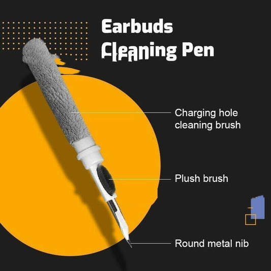 Pluma Limpiadora para Audífonos Bluetooth y Auriculares Inalámbricos - Image 2
