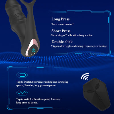 Masajeador de Próstata con 10 Modos de Vibración Peristáltico - Image 12