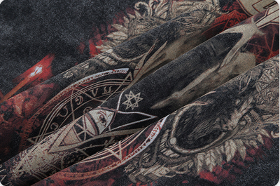 Suéter Cuello Redondo Hombre Tide Retro Lavado Oscuro Estampa Suelta - Image 13