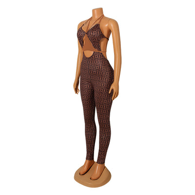 Jumpsuit Ajustado con Tirantes y Costuras Decorativas - Image 5
