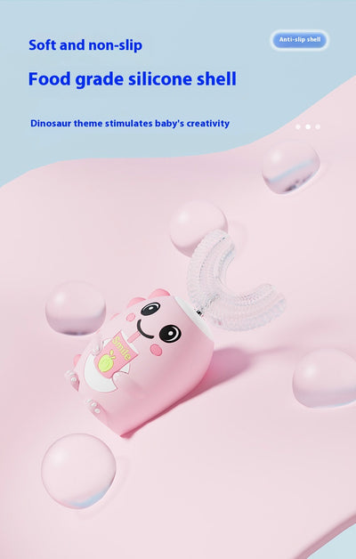 Cepillo de Dientes Eléctrico Infantil Dinosaurio con Cerdas Suaves - Image 13