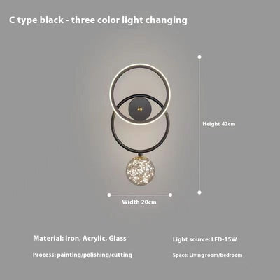 Lámpara de Pared LED para Dormitorio, Pasillo y Sala - Image 8