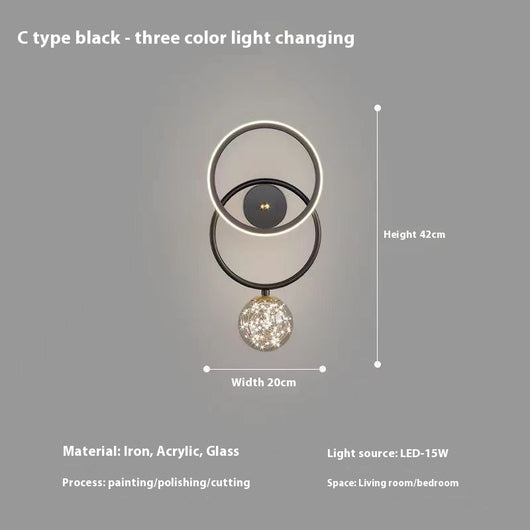 Lámpara de Pared LED para Dormitorio, Pasillo y Sala - Image 8