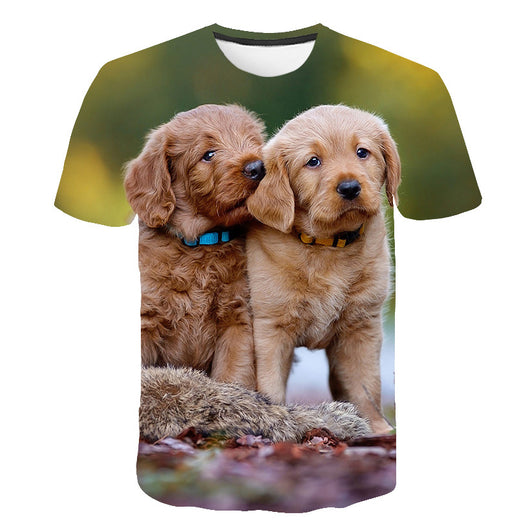 Playera Infantil Estampado Cachorro Adorable Cuello Redondo - Image 2