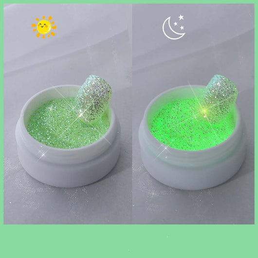 Polvo Brillante para Uñas - Azúcar Luminoso con Efecto Glow - Image 3