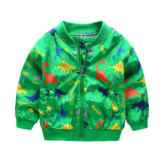 Chaqueta Dinosaurio con Cuello Mao para Niños - Image 5