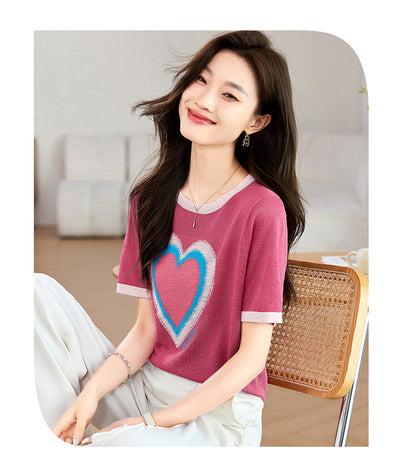 Camiseta Ligera Transpirable Fashion Love - Playera Básica Cómoda - Image 12