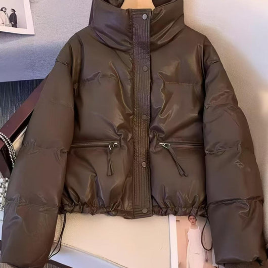 Abrigo Acolchado Suelto de Algodón Cálido sin Lavado para Mujer - Image 7