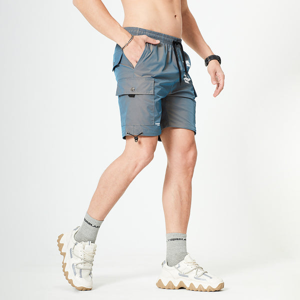 Pantalones Cortos Holgados Tipo Bermuda para Hombre - Tela Ligera