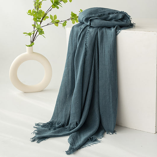 Pañuelo de Algodón y Lino Verano - Protección Solar Elegante - Image 11