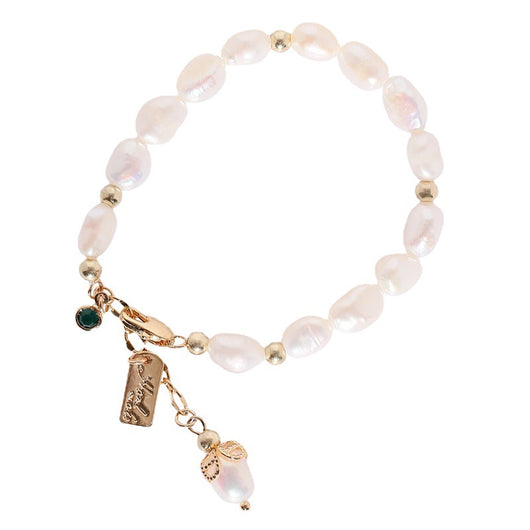 Pulsera de Perla Zircón Natural - Joyería de Lujo Moda Inspo - Image 6