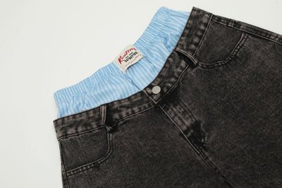 Jeans Rectos Vintage Lavados para Hombre - Estilo Urbano Otoño - Image 12