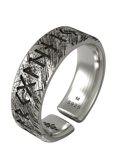 Anillo de Letras Nórdicas Viking - Image 6