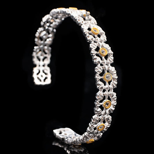 Pulsera de Plata S925 con Topacio Natural