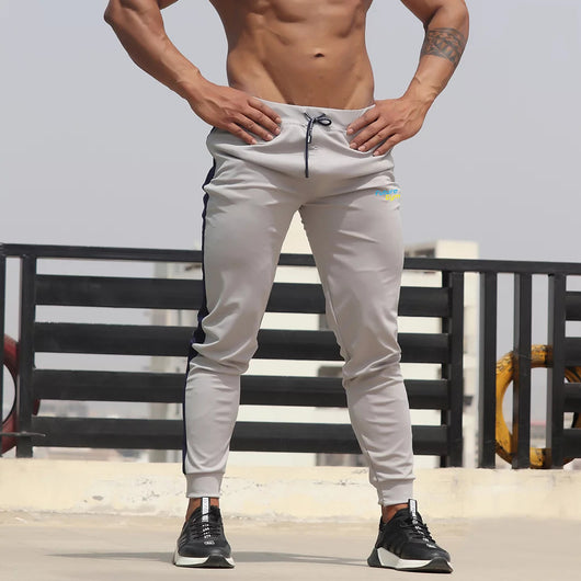 Pantalones Deportivos Slim Fit con Bloques de Color para Hombre - Image 9
