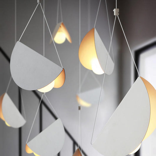 Lámpara Colgante Minimalista Plegable para Mesita de Noche - Image 2