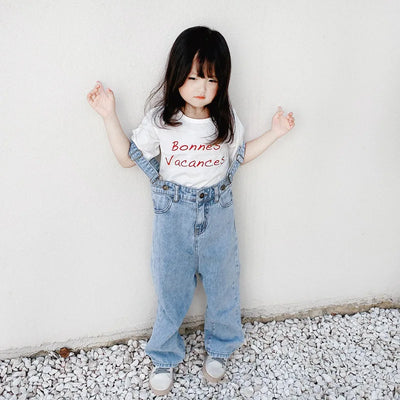Jeans Anchos de Cintura Alta Estilo Coreano con Tiras - Image 19