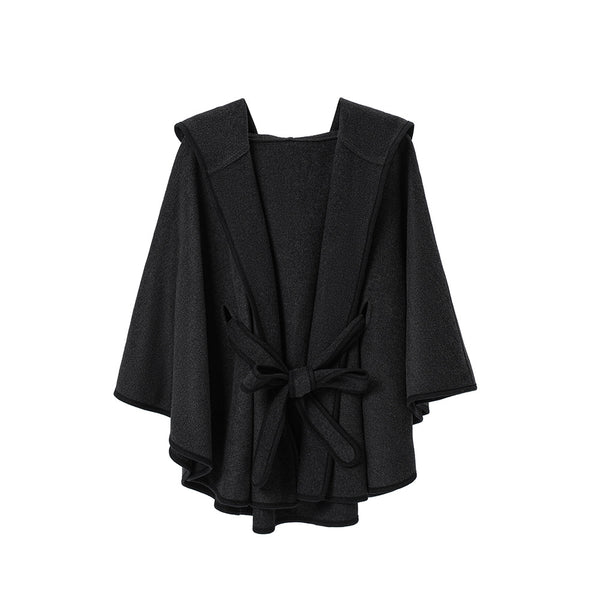 Capa Poncho Reversible de Lana Doble Faz - Image 5