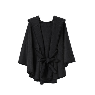 Capa Poncho Reversible de Lana Doble Faz - Image 5