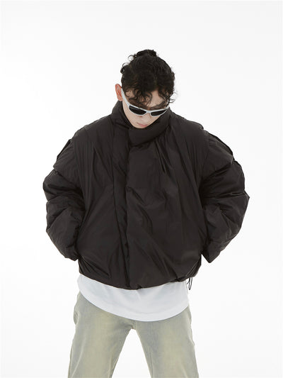 Chamarra Casual de Cuello Alto en Algodón para Hombre y Mujer - Image 5