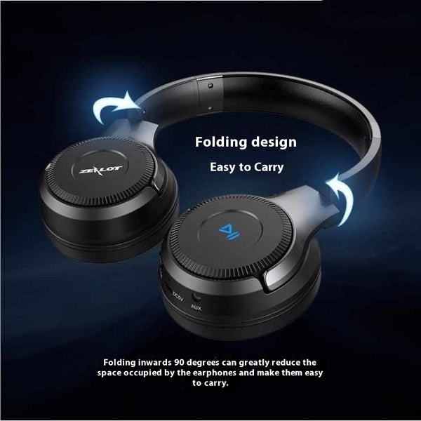 Auriculares Bluetooth Deportivos Plegables con Ranura para Tarjeta