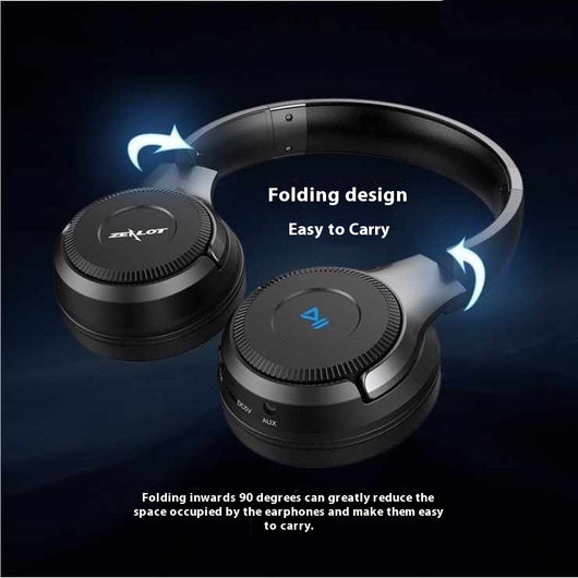 Auriculares Bluetooth Deportivos Plegables con Ranura para Tarjeta - Image 2