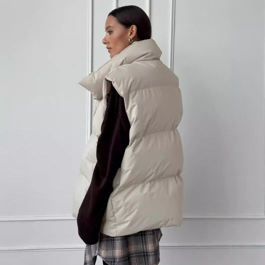 Chaleco de Algodón Premium Otoño Invierno Estilo Europeo - Image 4